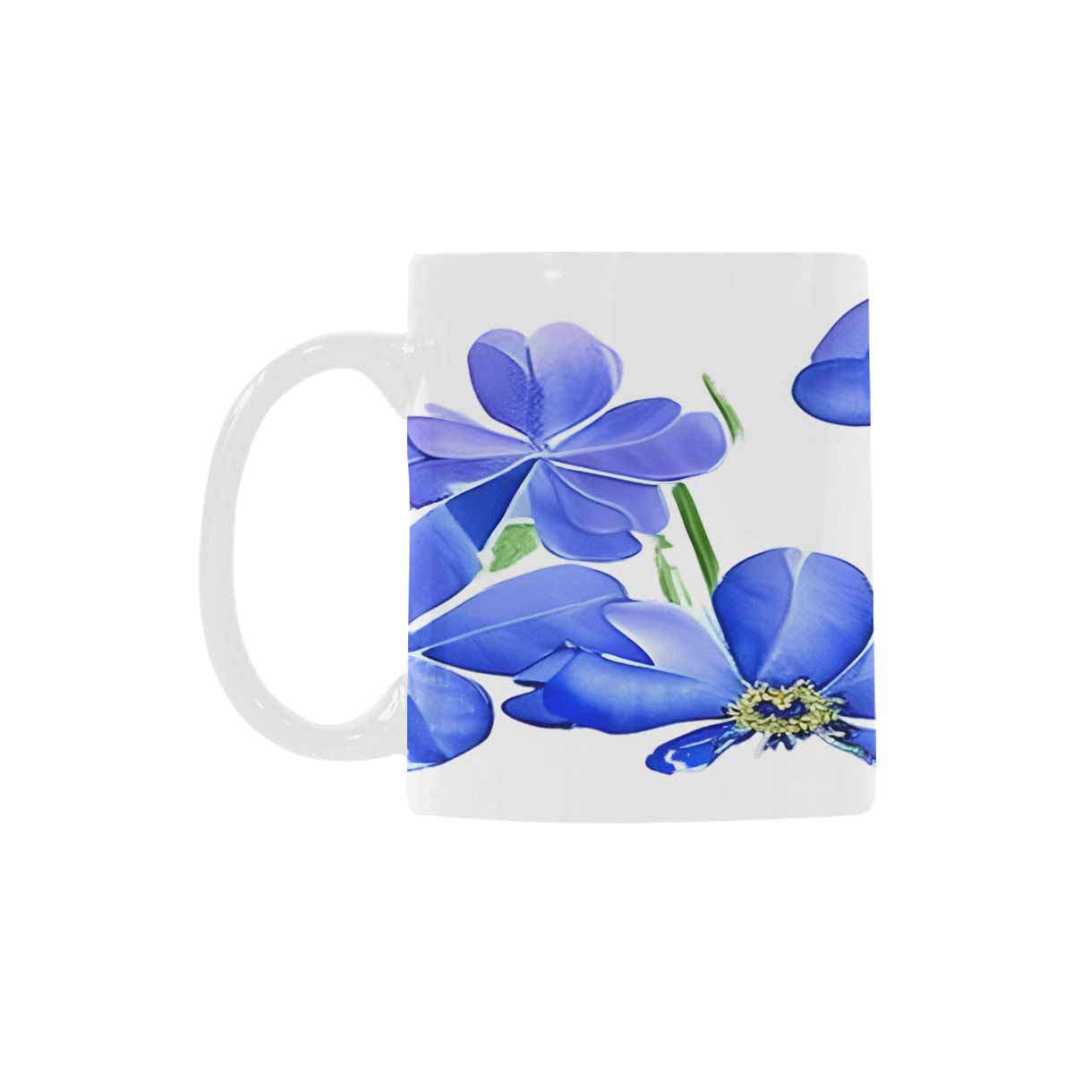 USA made Quality Mug, coffee mug, tea cup, Bright florals, Set 1A, Design 86