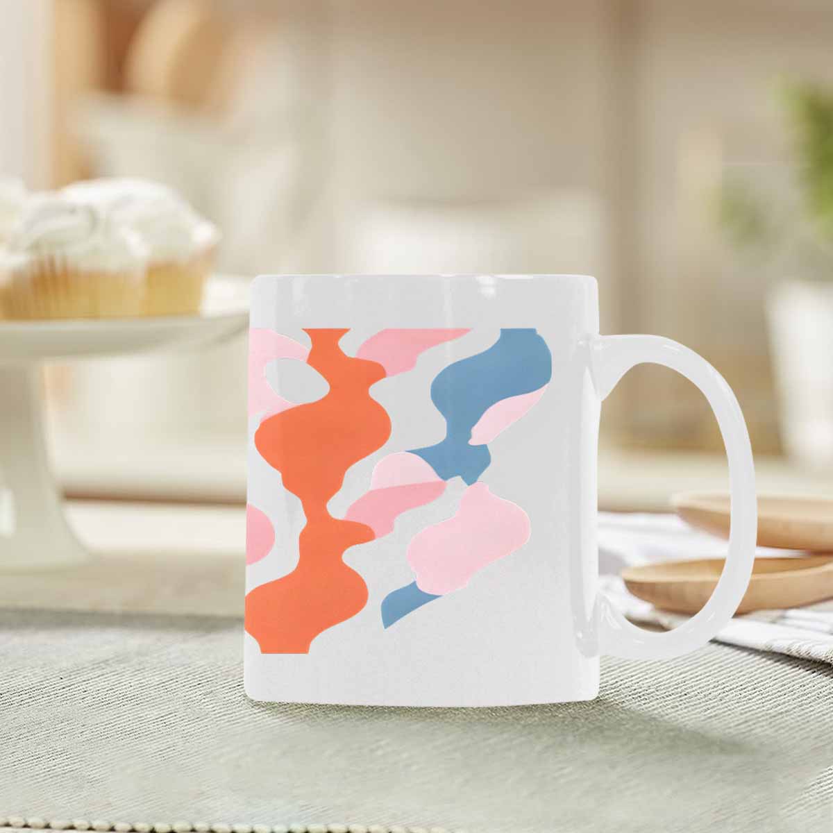 Quality Mug, coffee mug, tea cup, Bold Abstract, Set 1, design 88