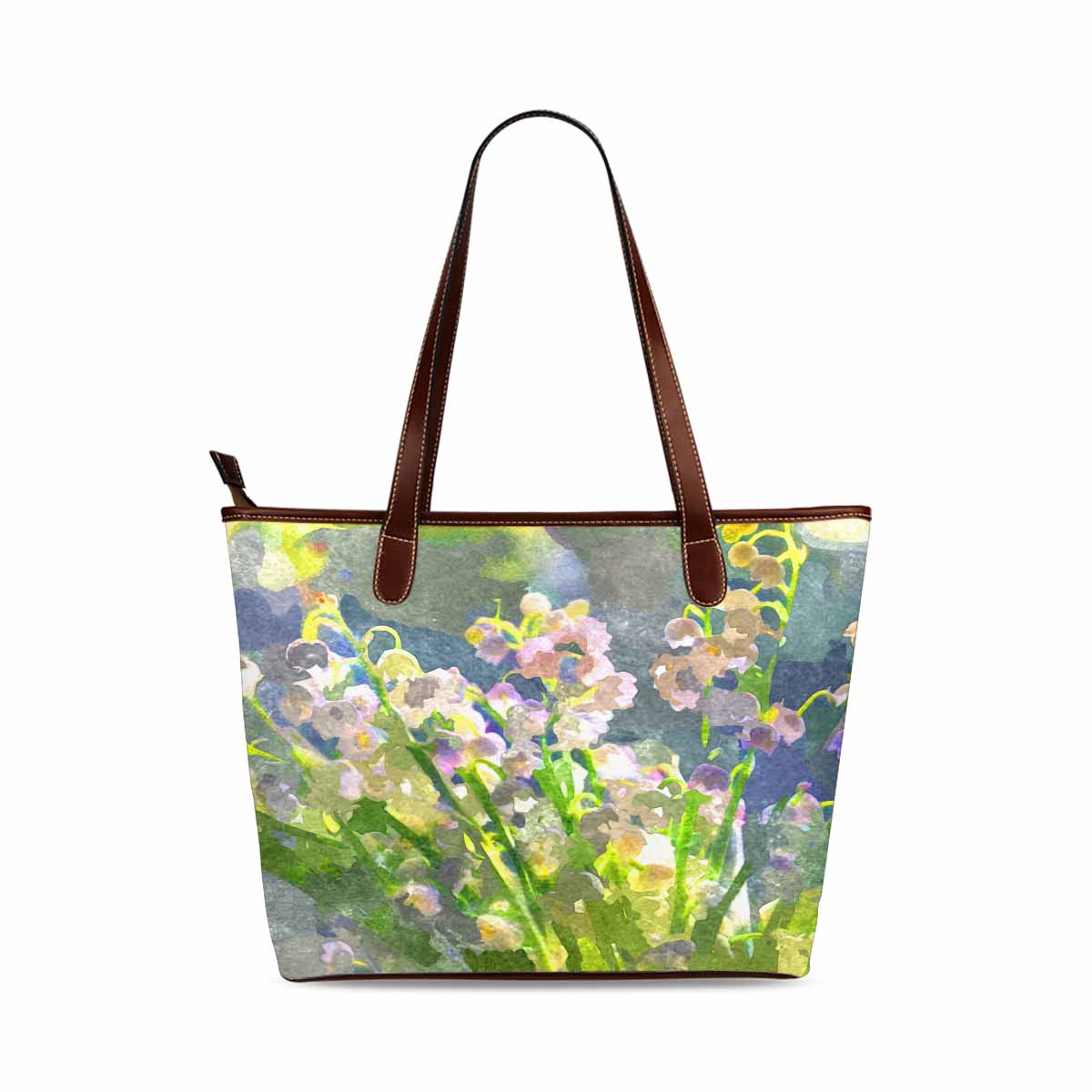 Classic Fabric handbag, watercolor floral, design 144