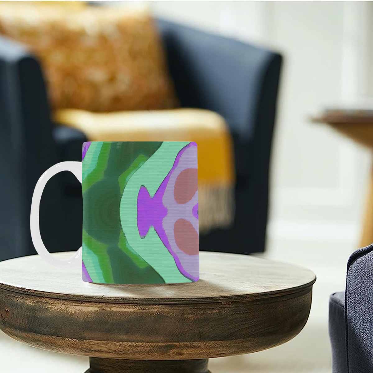 Unique Abstract design coffee mug, set 1, design 207