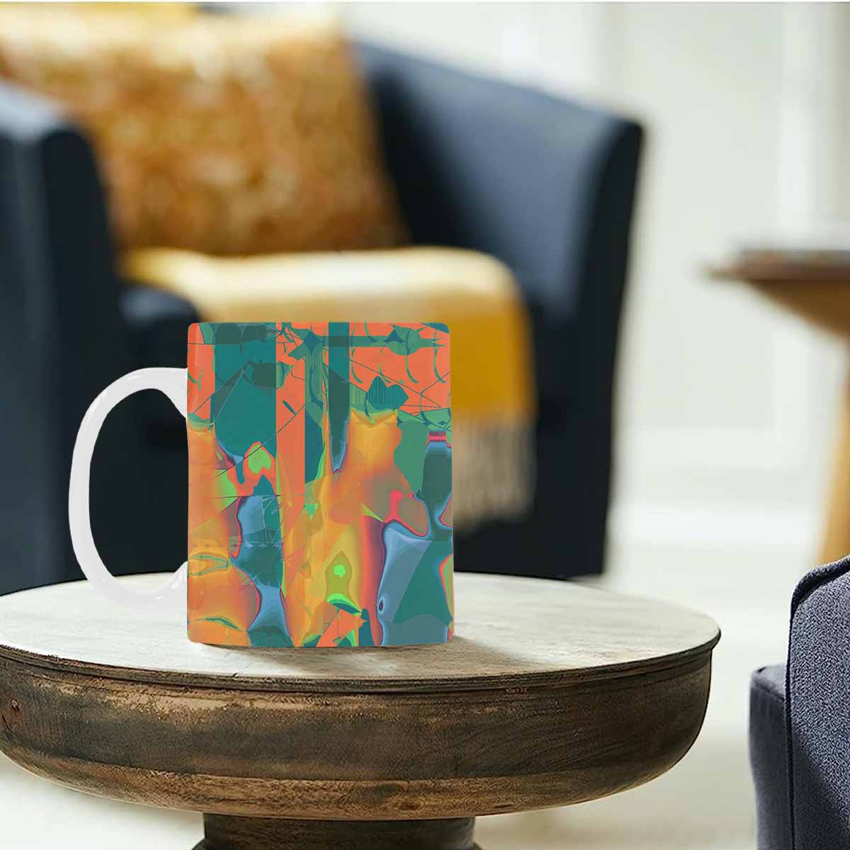 Unique Abstract design coffee mug, set 1, design 21