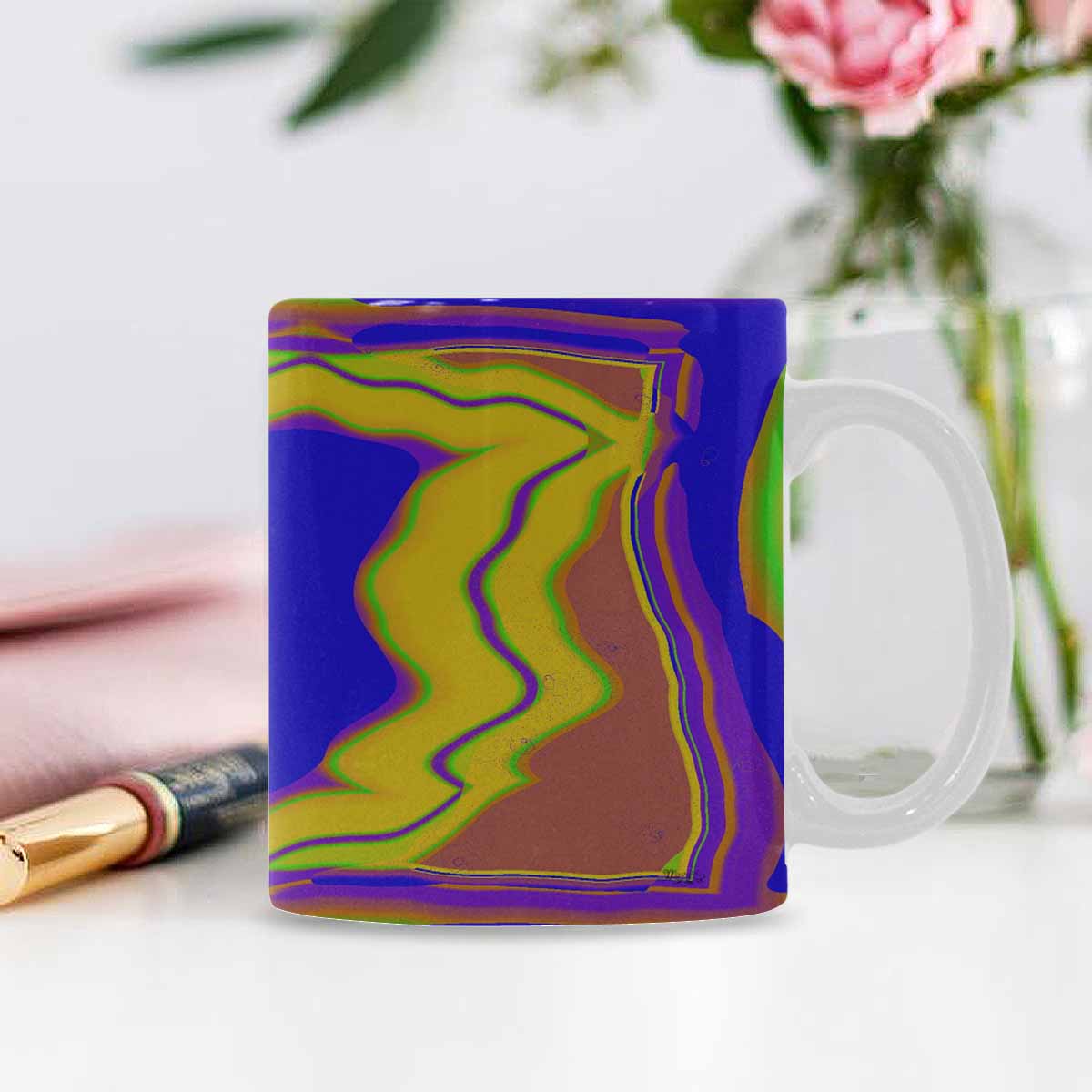 Unique Abstract design coffee mug, set 1, design 122