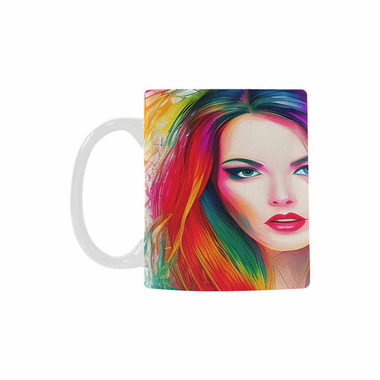 Coffee Mug, tea cup,caucasian Face, design 11