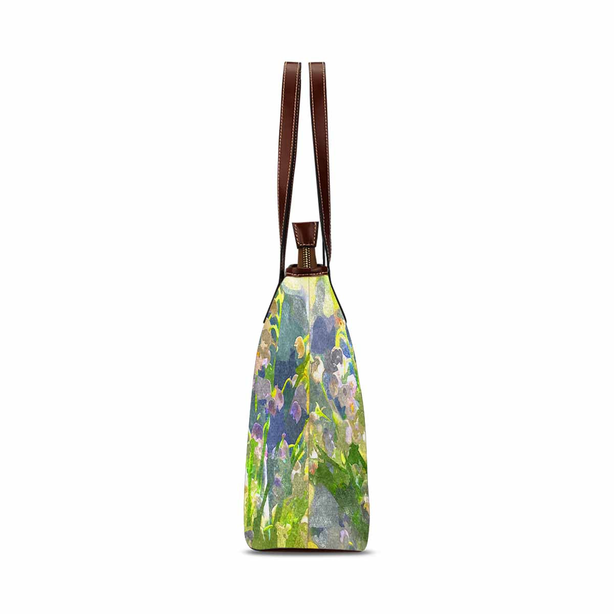 Classic Fabric handbag, watercolor floral, design 144