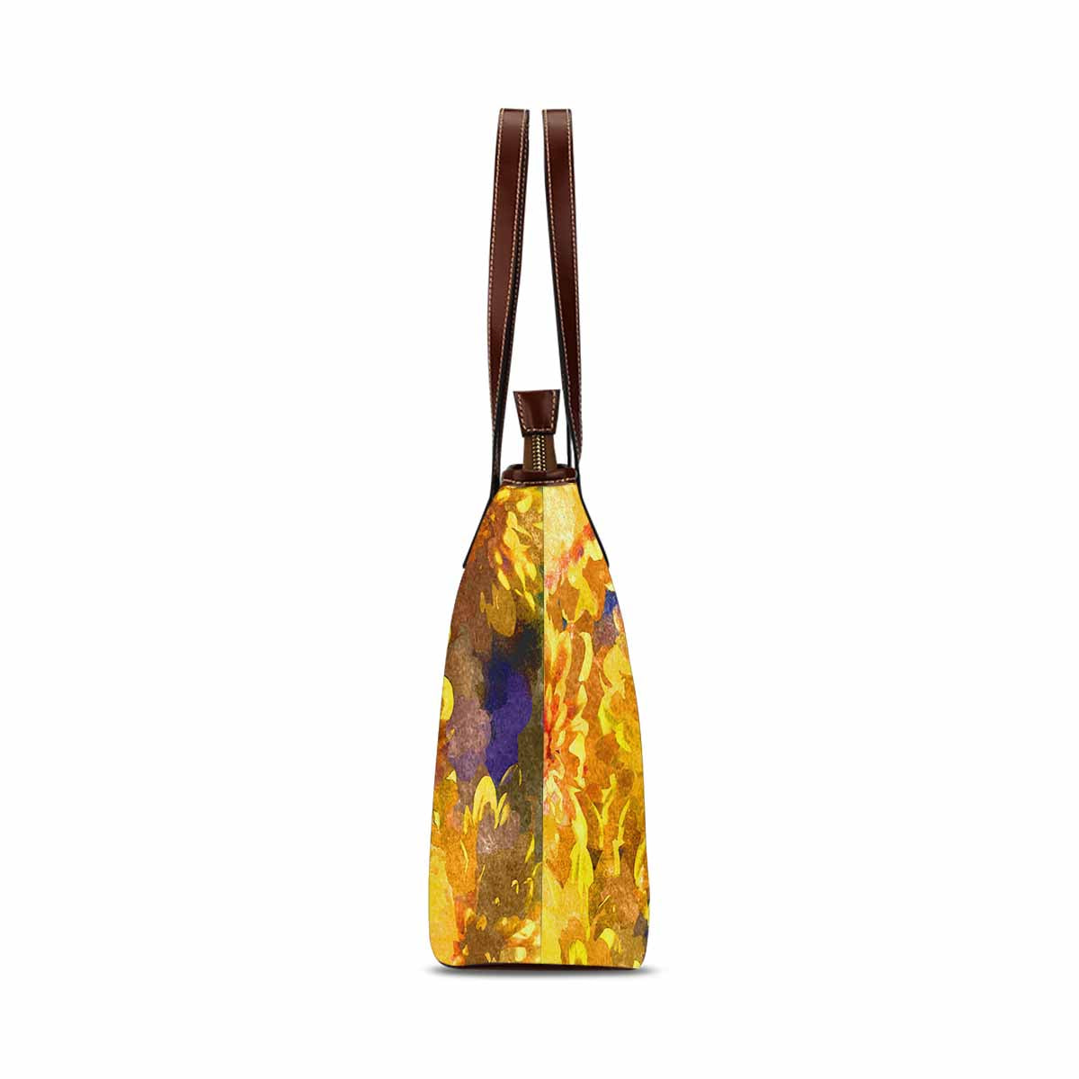 Classic Fabric handbag, watercolor floral, design 106