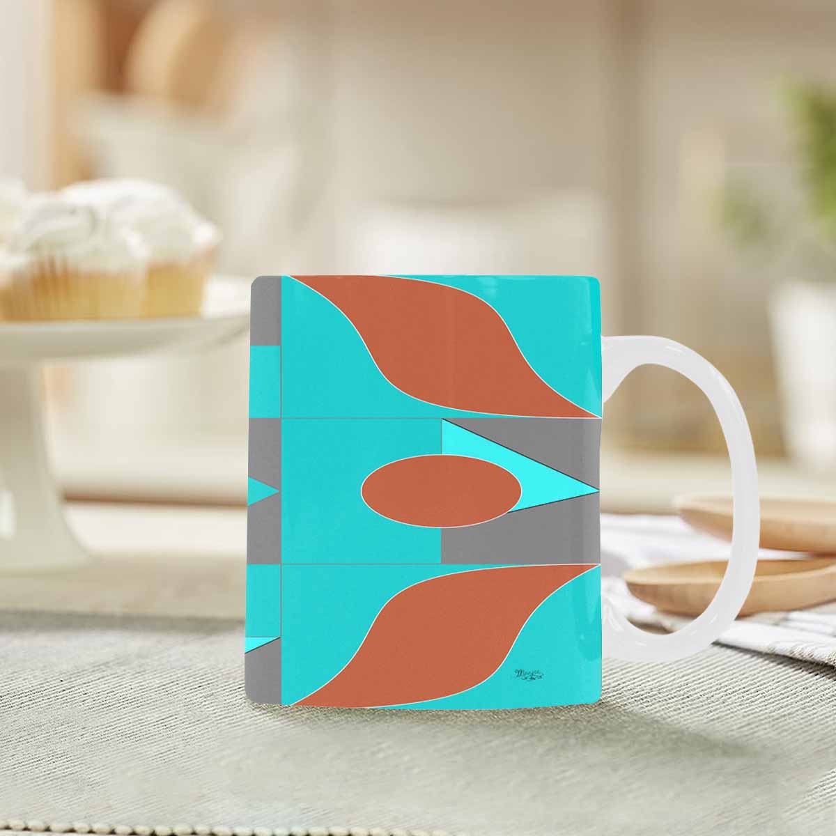 Unique Abstract design coffee mug, set 1, design 125