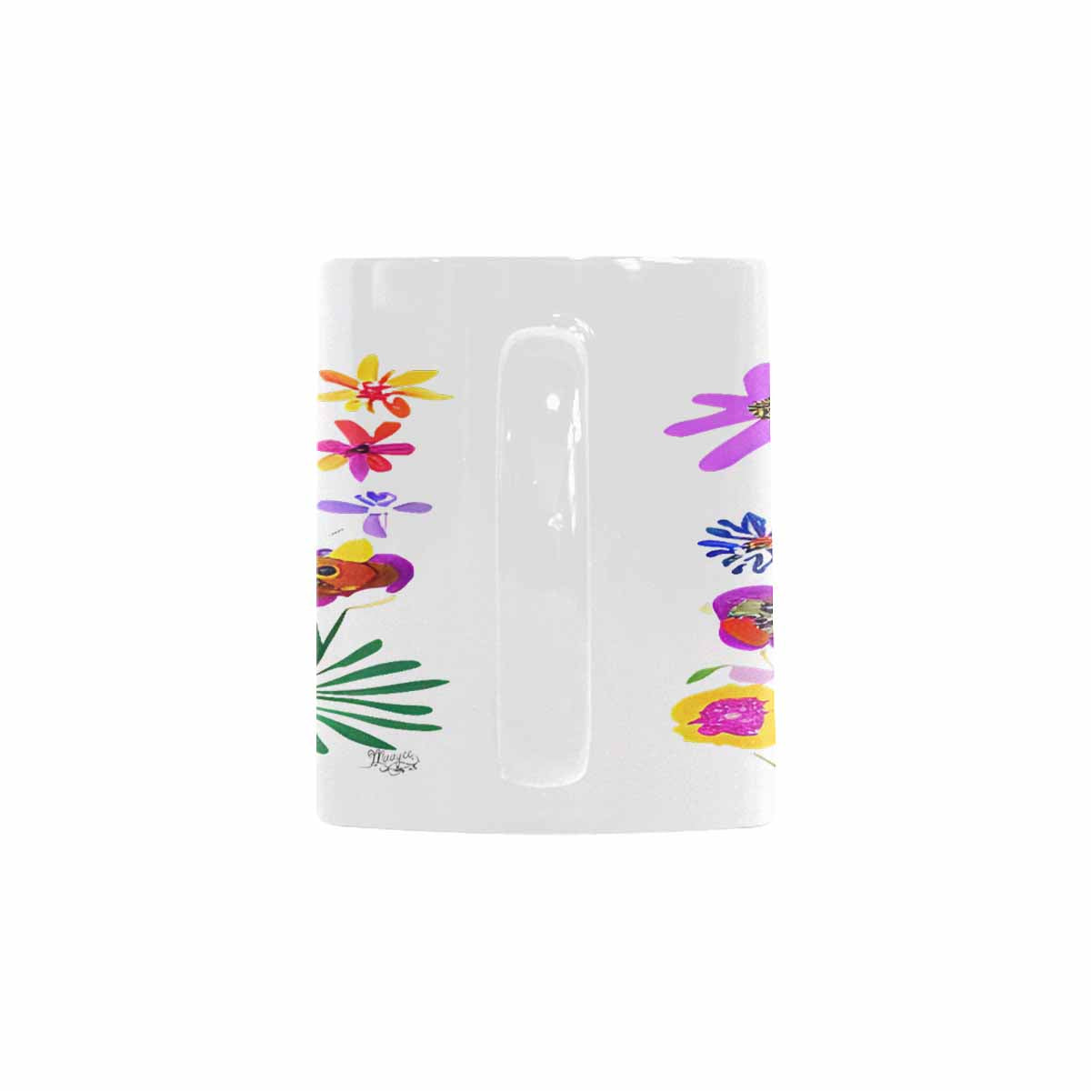Quality Mug, coffee mug, tea cup, Bright florals, Set 2, design 72