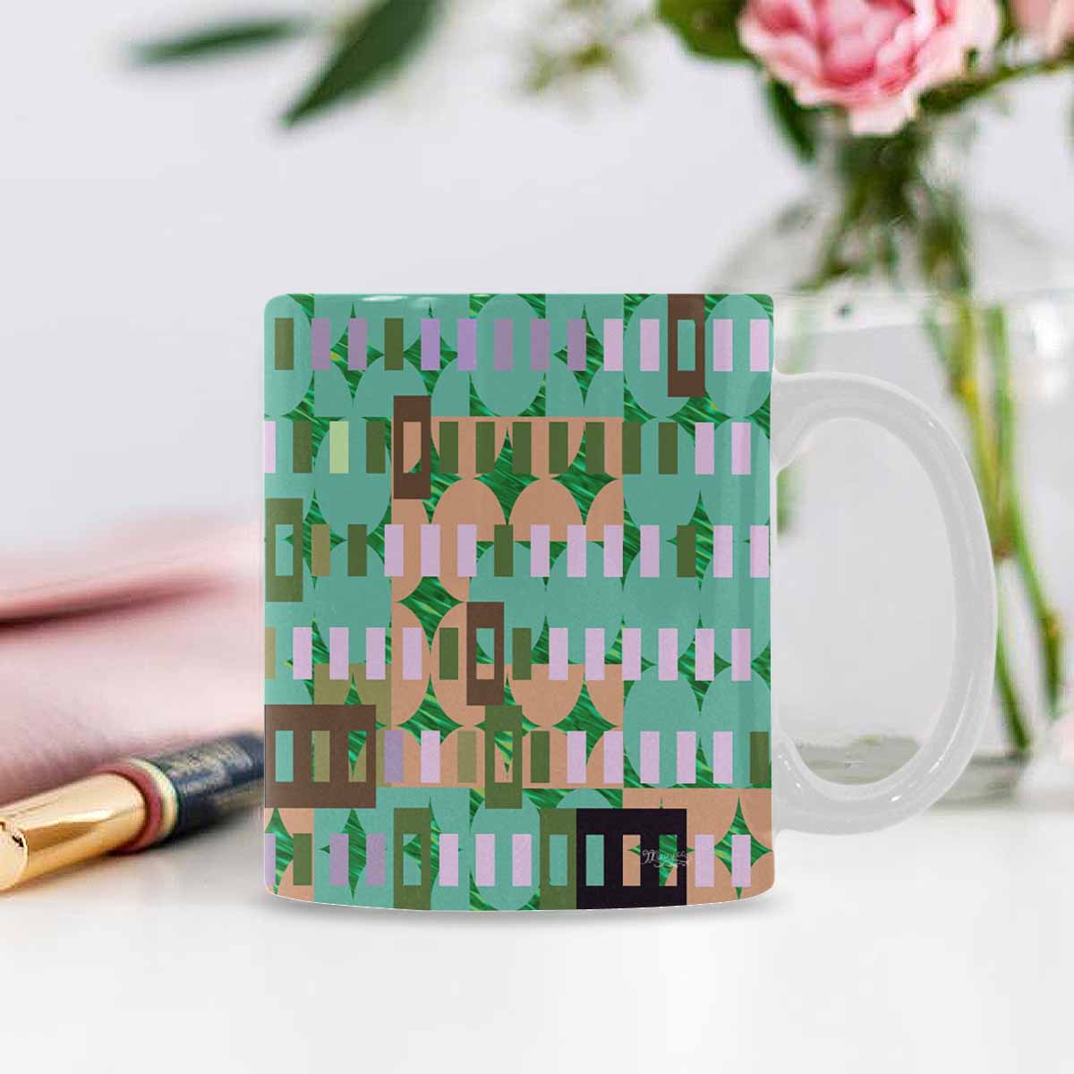 Unique Abstract design coffee mug, set 1, design 151