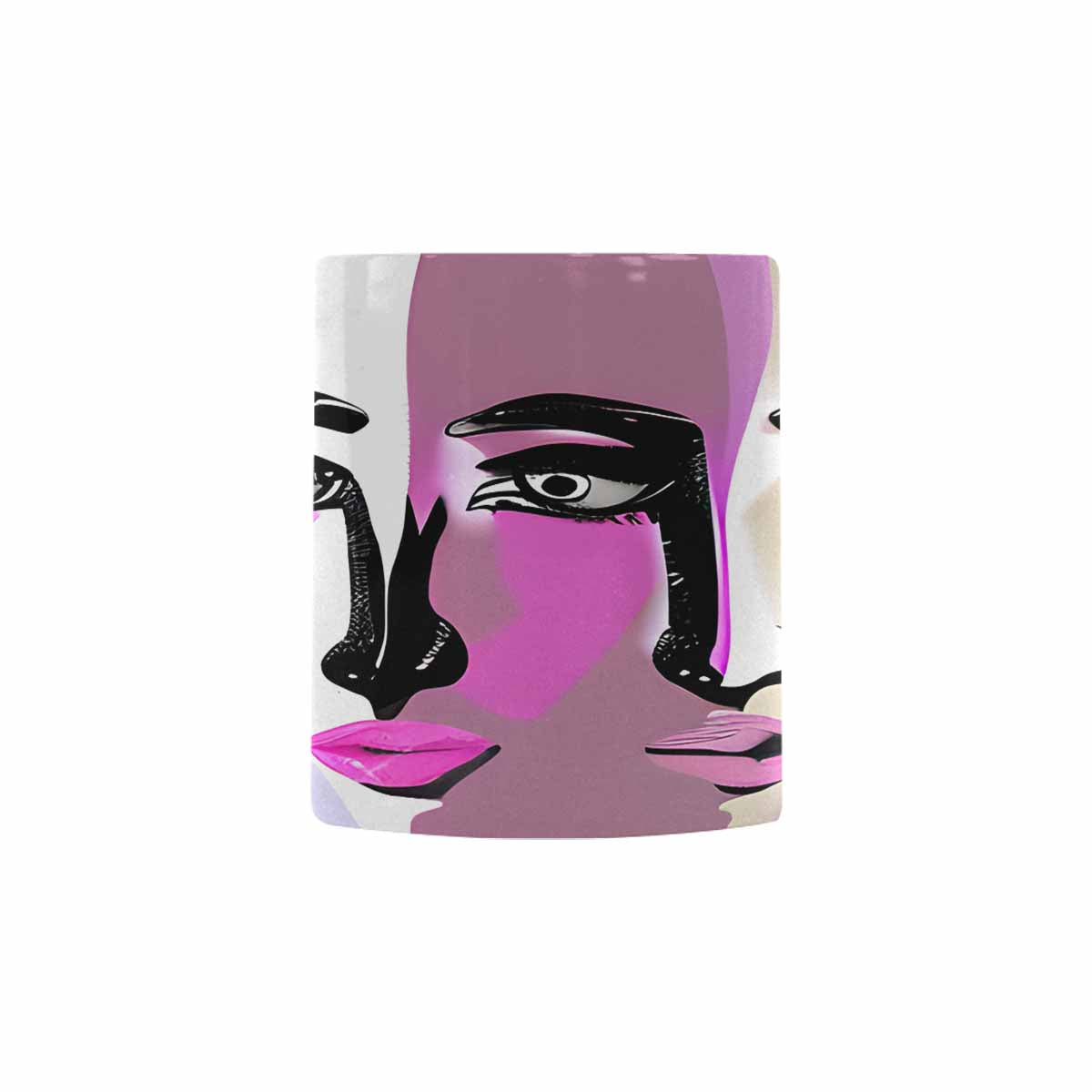 Coffee Mug, tea cup,caucasian Face, design 49