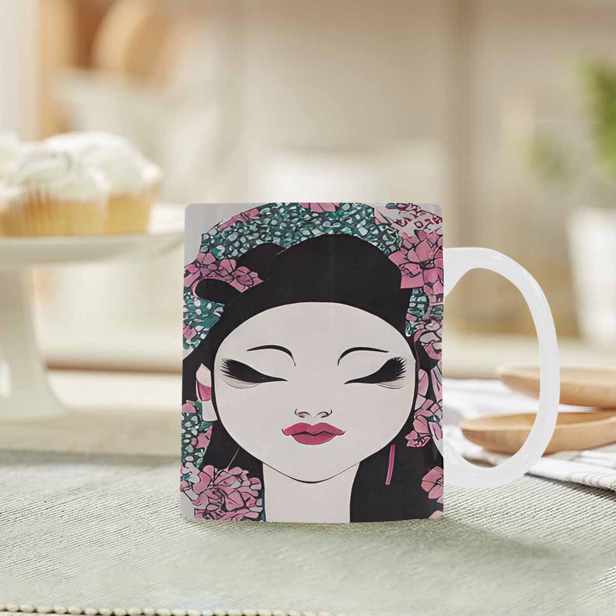 Quality Mug, coffee mug, tea cup, Asian Faces, Design 33