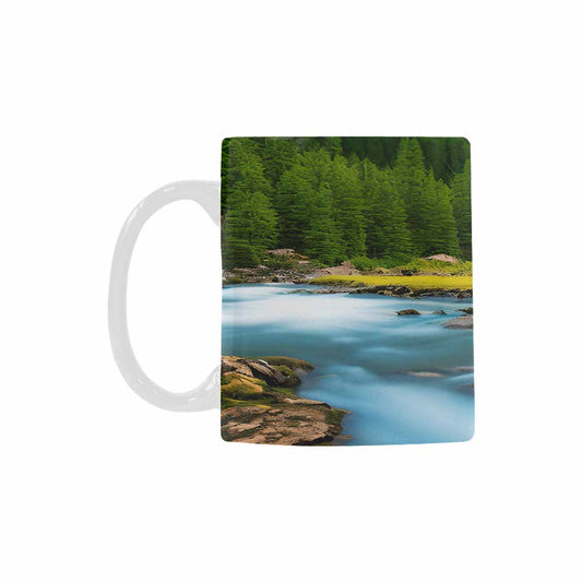 Rivers & Mountains Landscape mugs, set 1 design 21