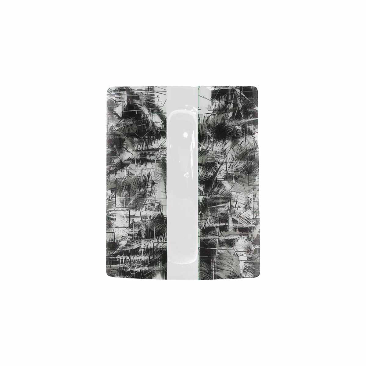 Quality Mug, coffee mug, tea cup, B & W Abstract, Set 1, design 106