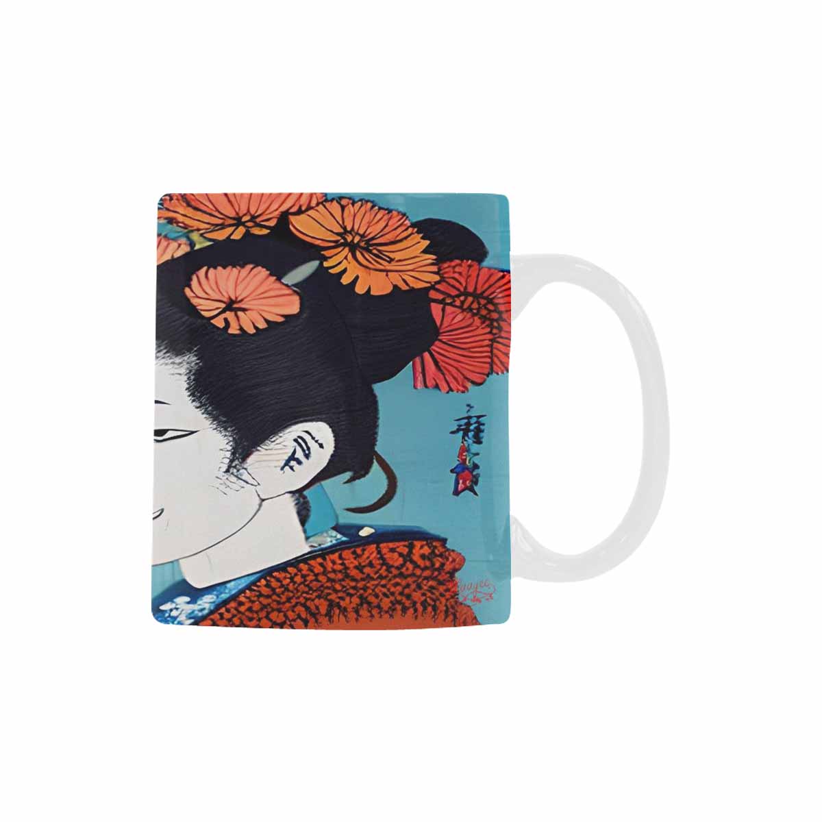 Quality Mug, coffee mug, tea cup, Asian Faces, Design 43