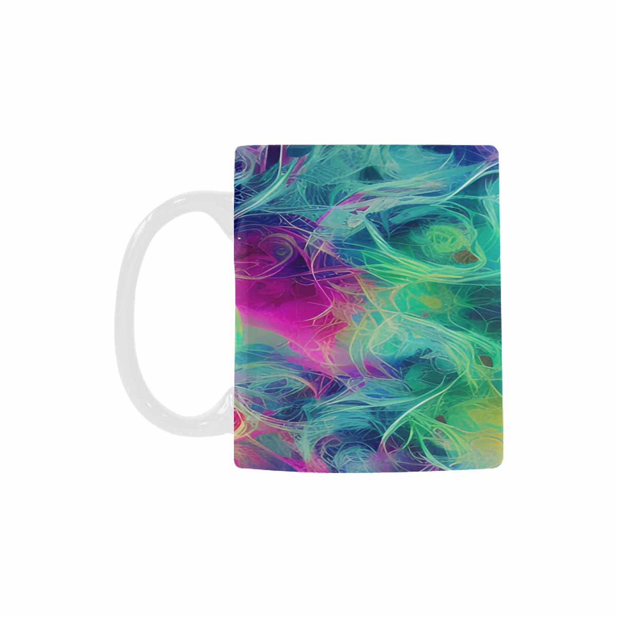 USA, Color Coffee Mug, tea cup, caucasian Face, design 15