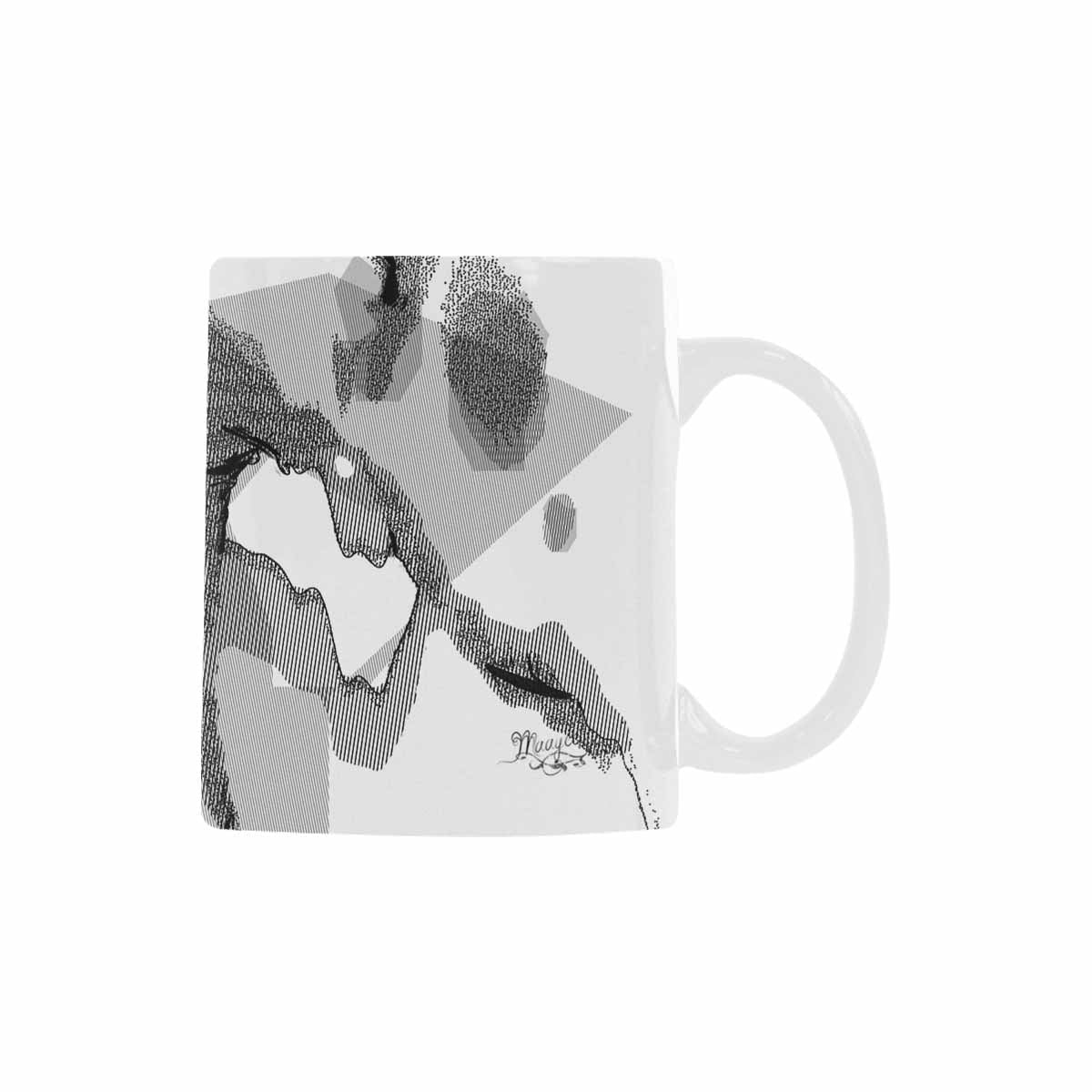 Quality Mug, coffee mug, tea cup, B & W Abstract, Set 1, design 138