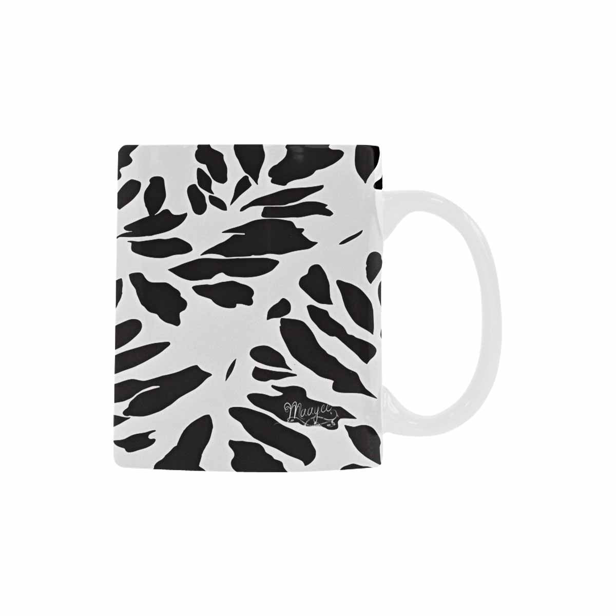 Quality Mug, coffee mug, tea cup, B & W Abstract, Set 1, design 18