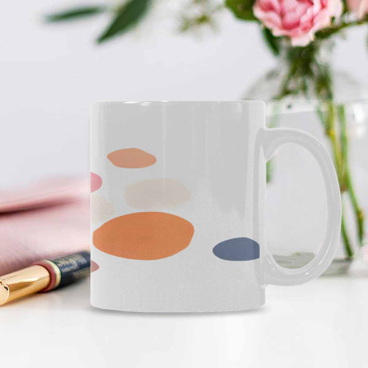 Quality Mug, coffee mug, tea cup, Bold Abstract, Set 1, design 3