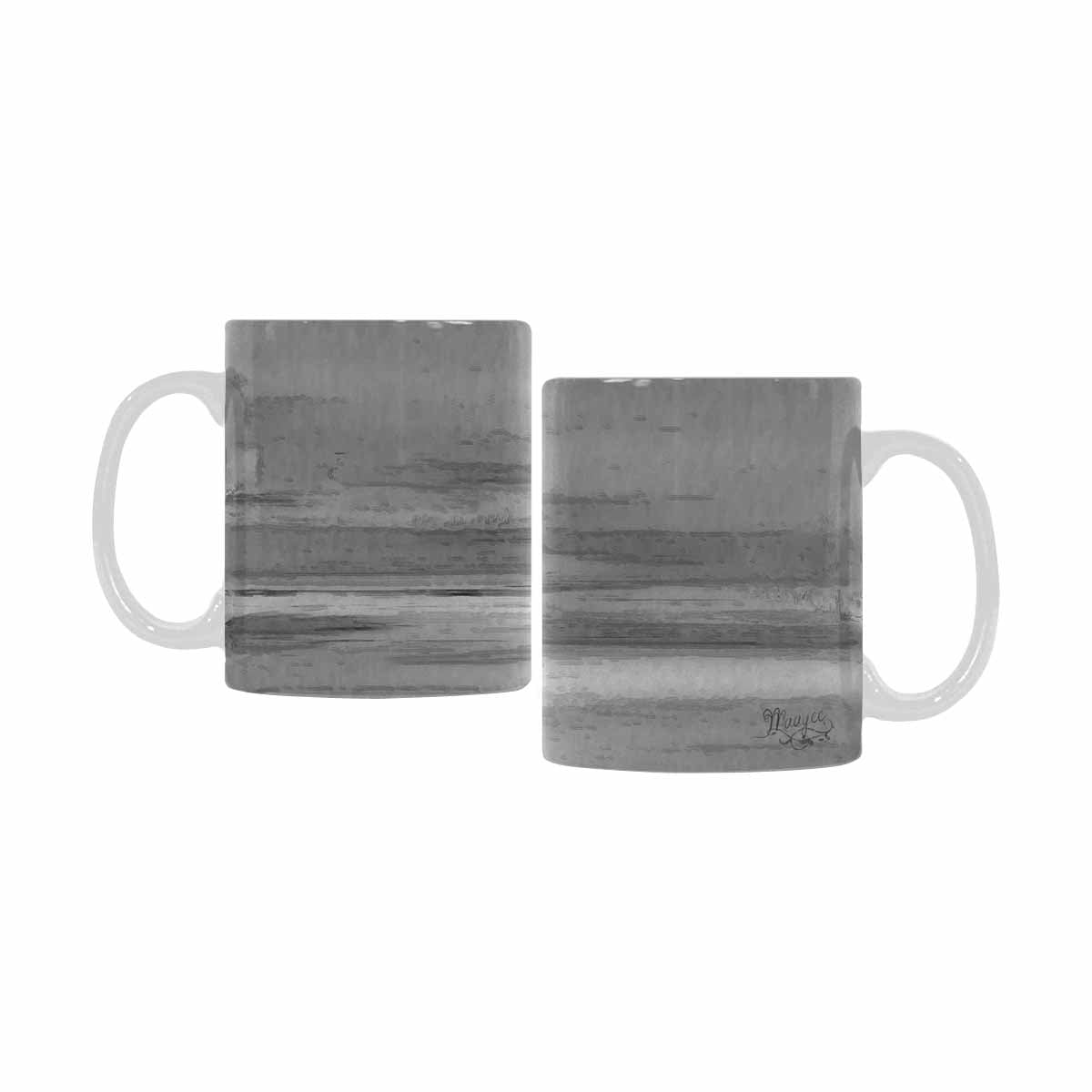 Quality Mug, coffee mug, tea cup, B & W Abstract, Set 1, design 153