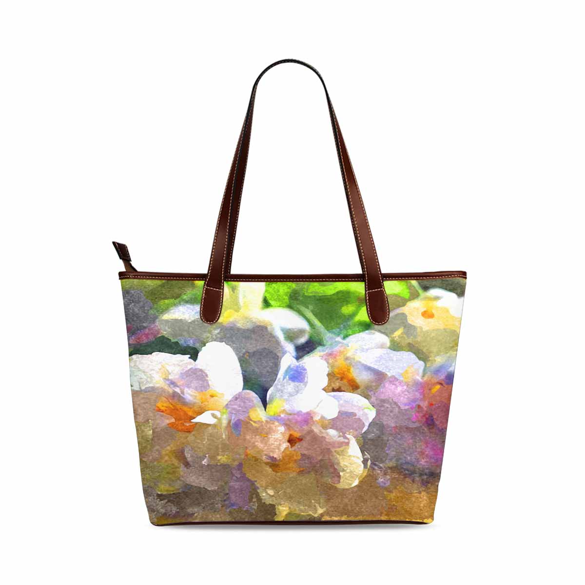 Classic Fabric handbag, watercolor floral, design 270