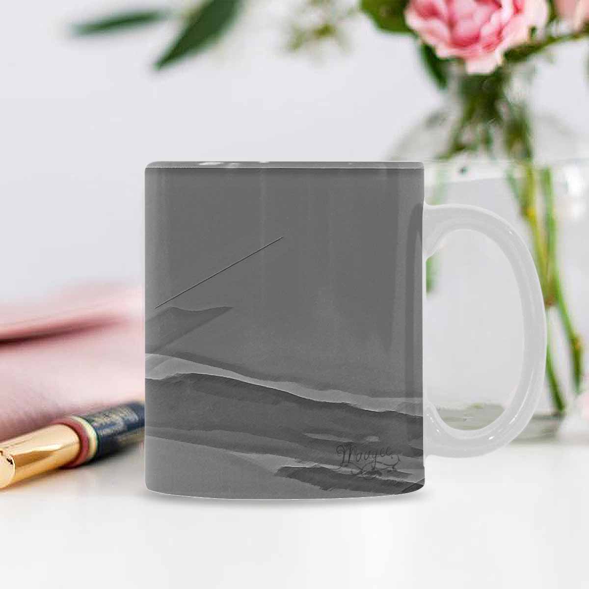 Quality Mug, coffee mug, tea cup, B & W Abstract, Set 1, design 139