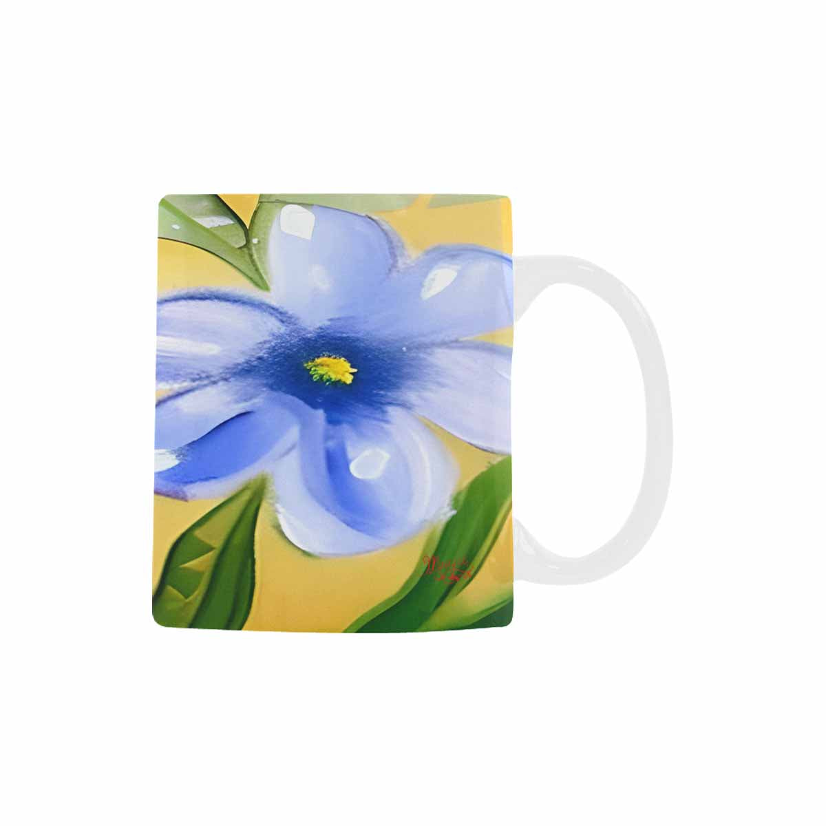 USA made Quality Mug, coffee mug, tea cup, Bright florals, Set 1, Design 161