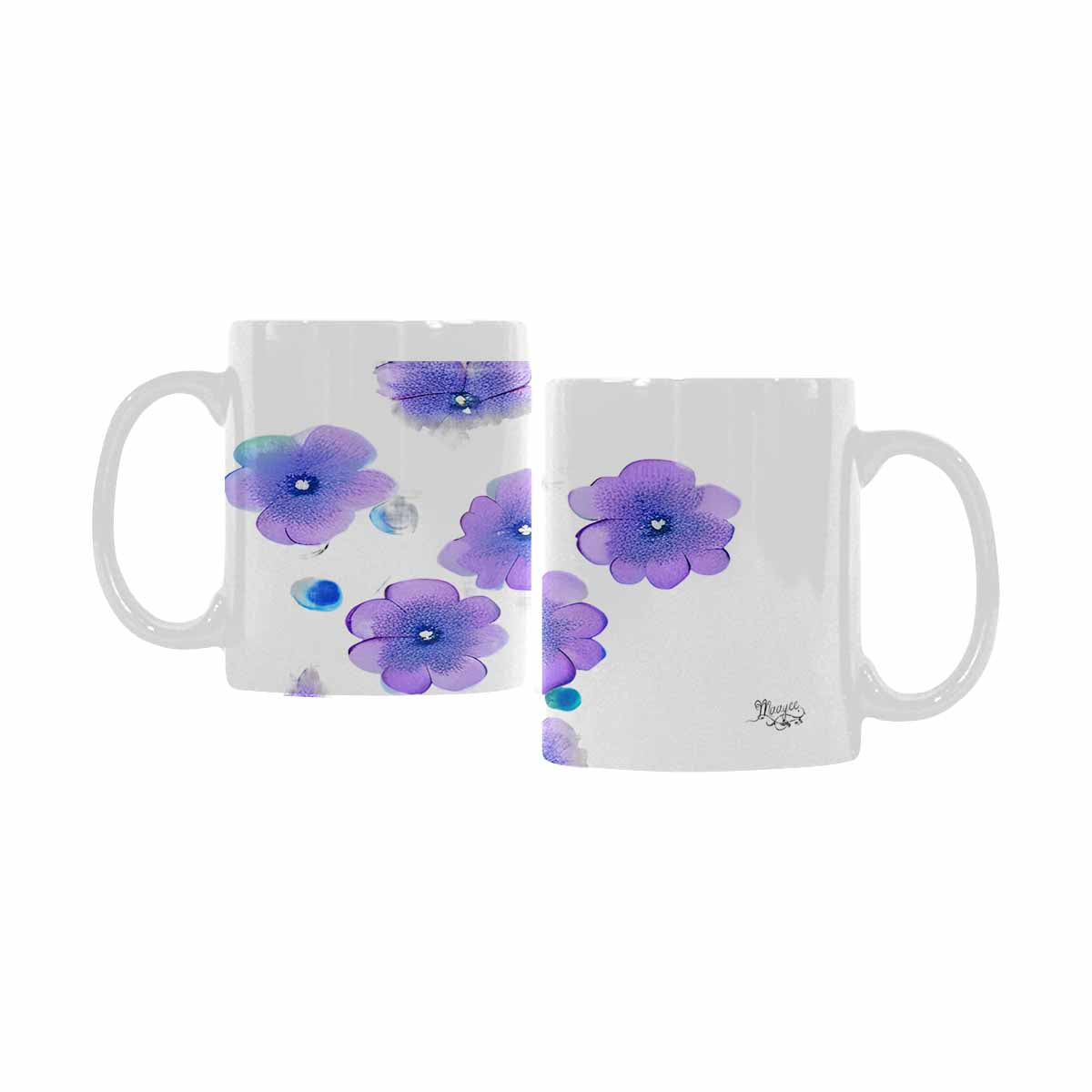 Quality Mug, coffee mug, tea cup, Bright florals, Set 1A, Design 142