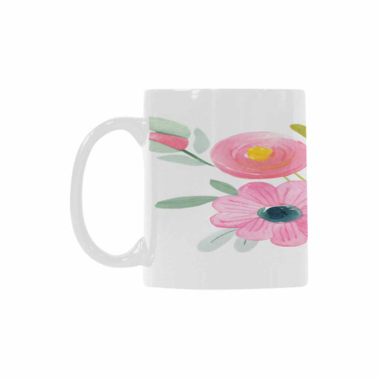 Quality Mug, coffee mug, tea cup, Bright florals, Set 2, design 41