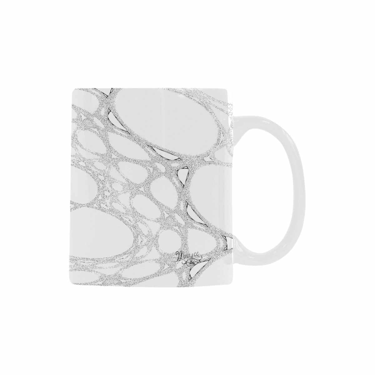 Quality Mug, coffee mug, tea cup, B & W Abstract, Set 1, design 132