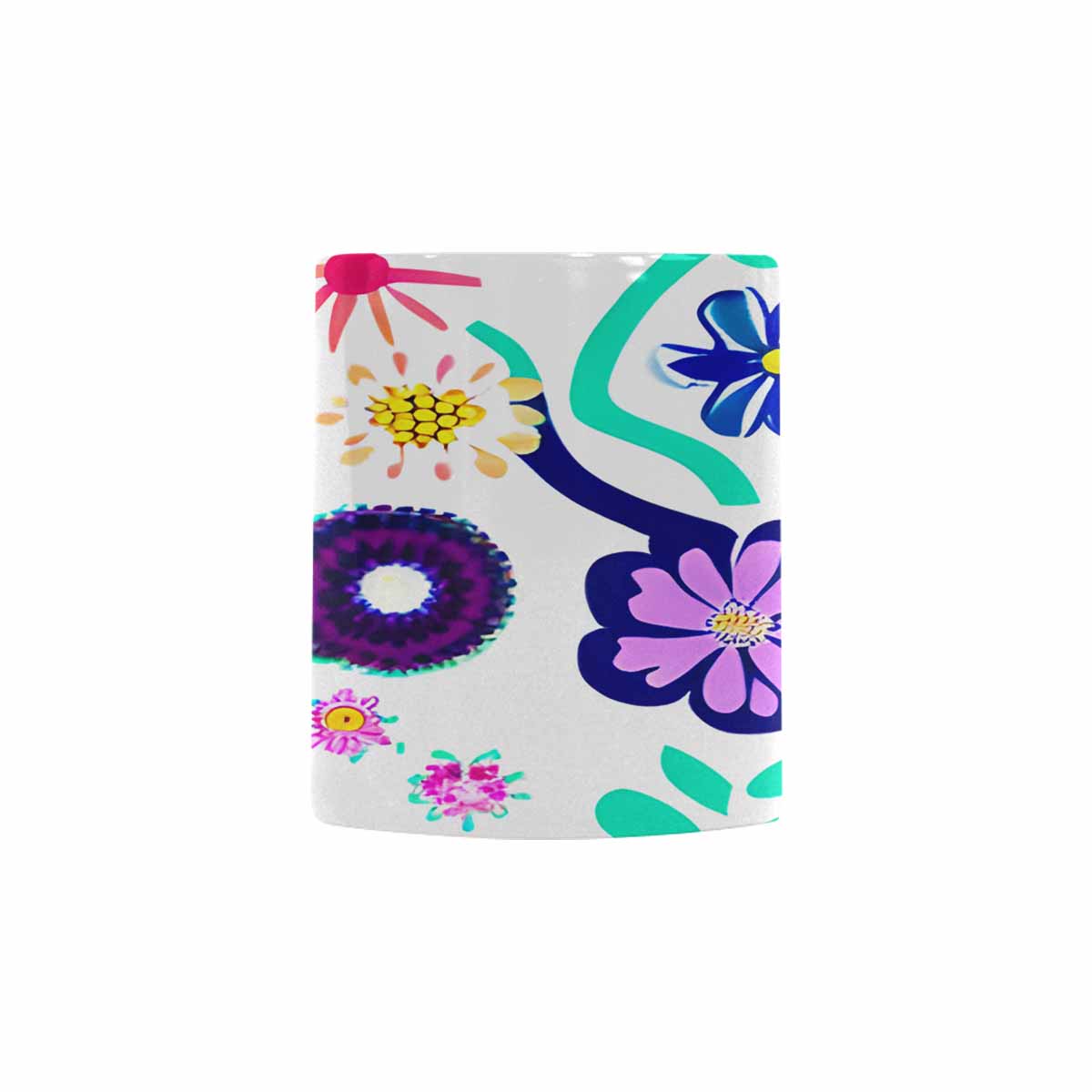 Quality Mug, coffee mug, tea cup, Bright florals, Set 1, Design 130