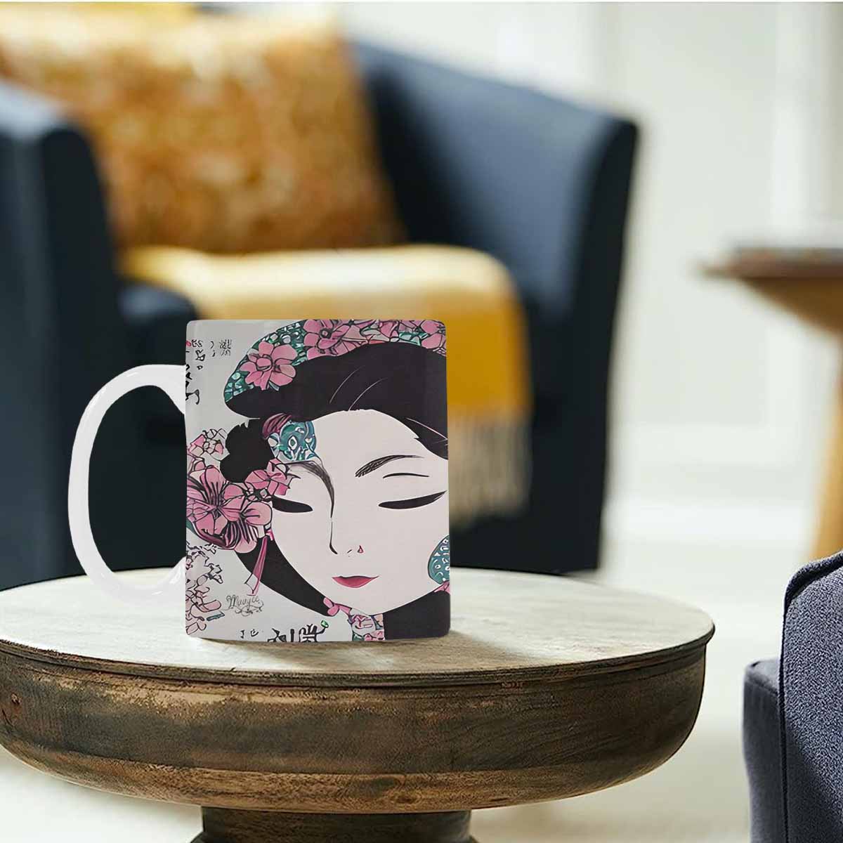 Quality Mug, coffee mug, tea cup, Asian Faces, Design 33