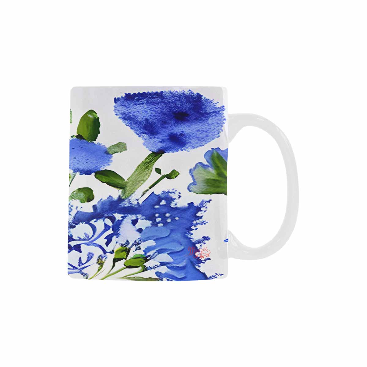 Quality Mug, coffee mug, tea cup, Bright florals, Set 1, Design 24
