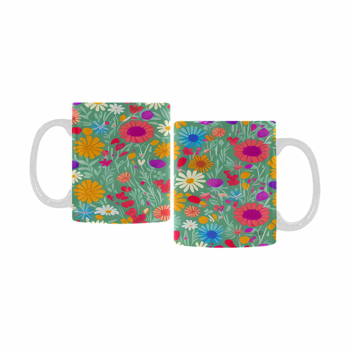 Quality Mug, coffee mug, tea cup, Set 1, Mixed Floral design 49