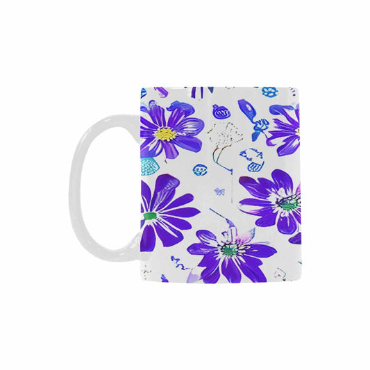 Quality Mug, coffee mug, tea cup, Bright florals, Set 1A, Design 153