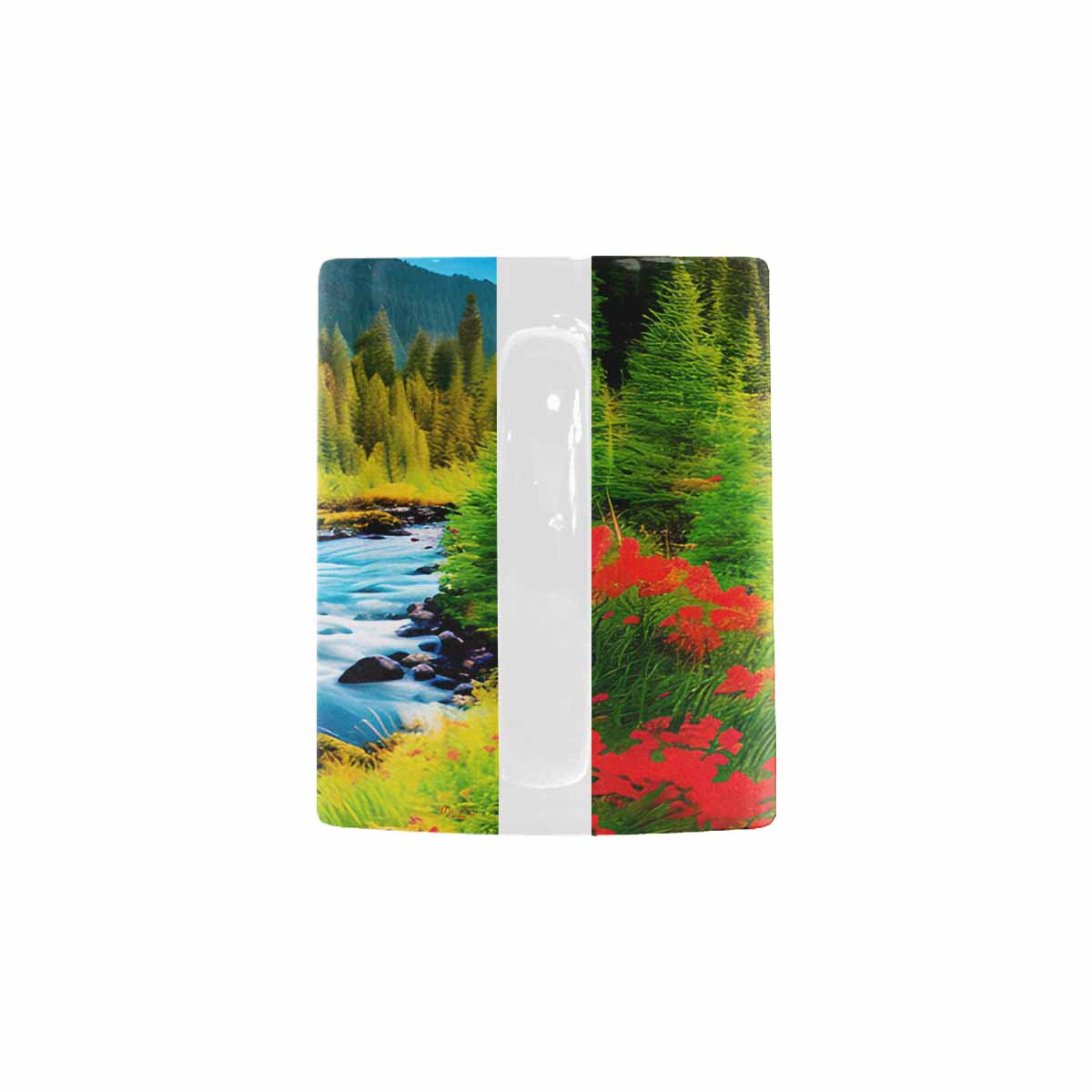 Rivers & Mountains Landscape mugs, set 1 design 16