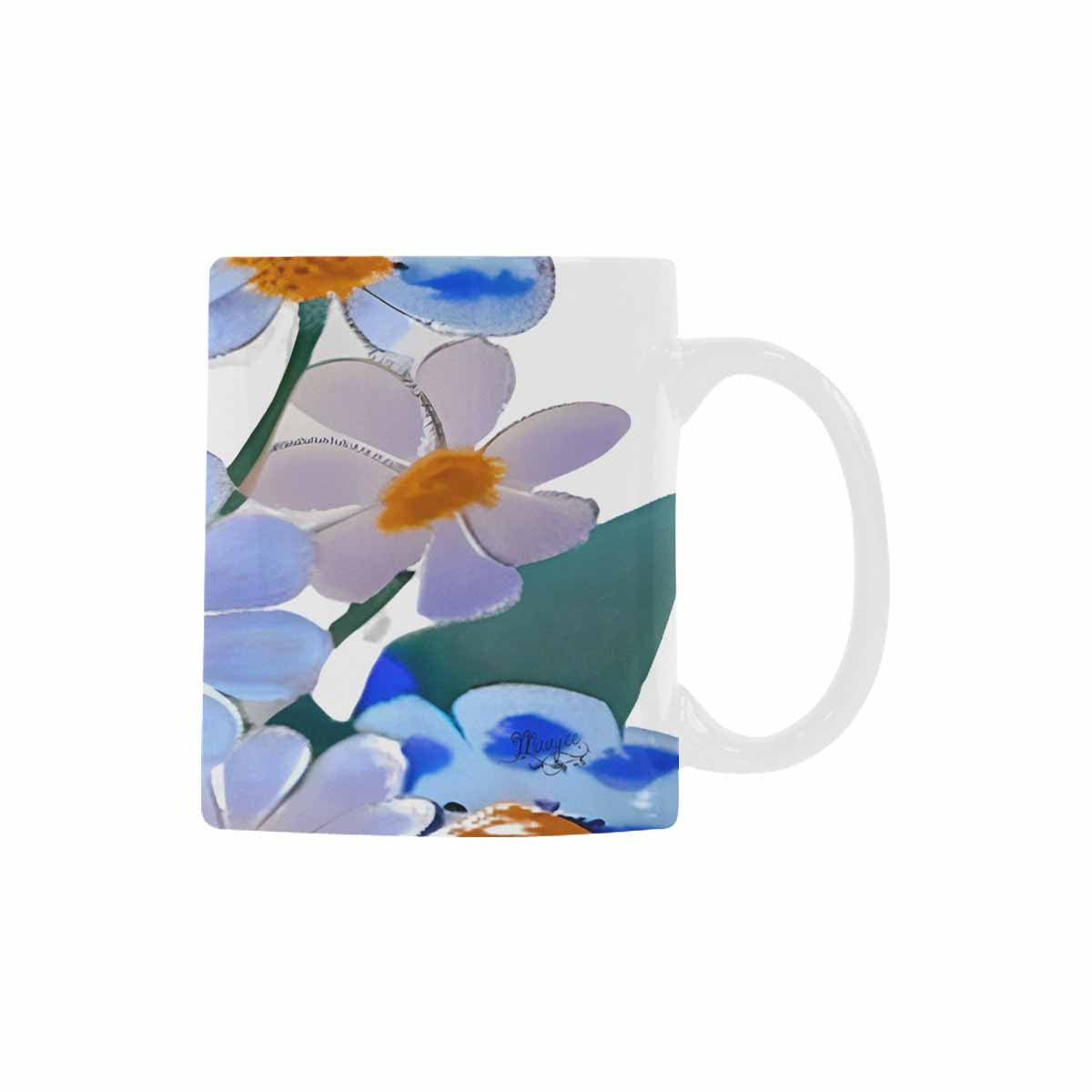 Quality Mug, coffee mug, tea cup, Bright florals, Set 1A, Design 47