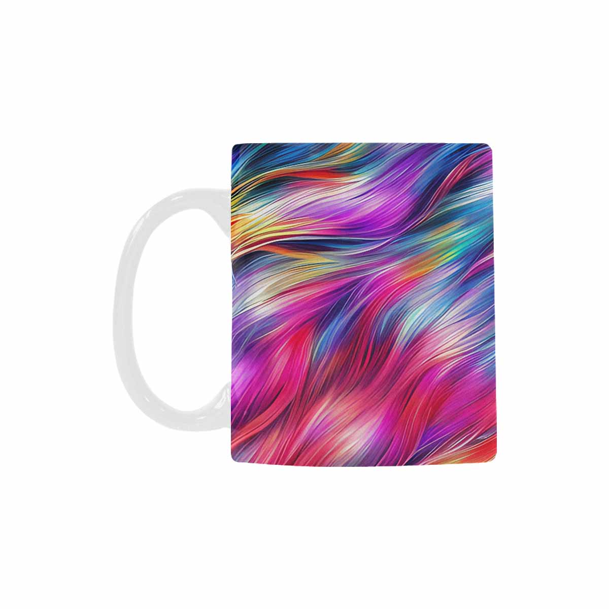 USA, Color Coffee Mug, tea cup, caucasian Face, design 7