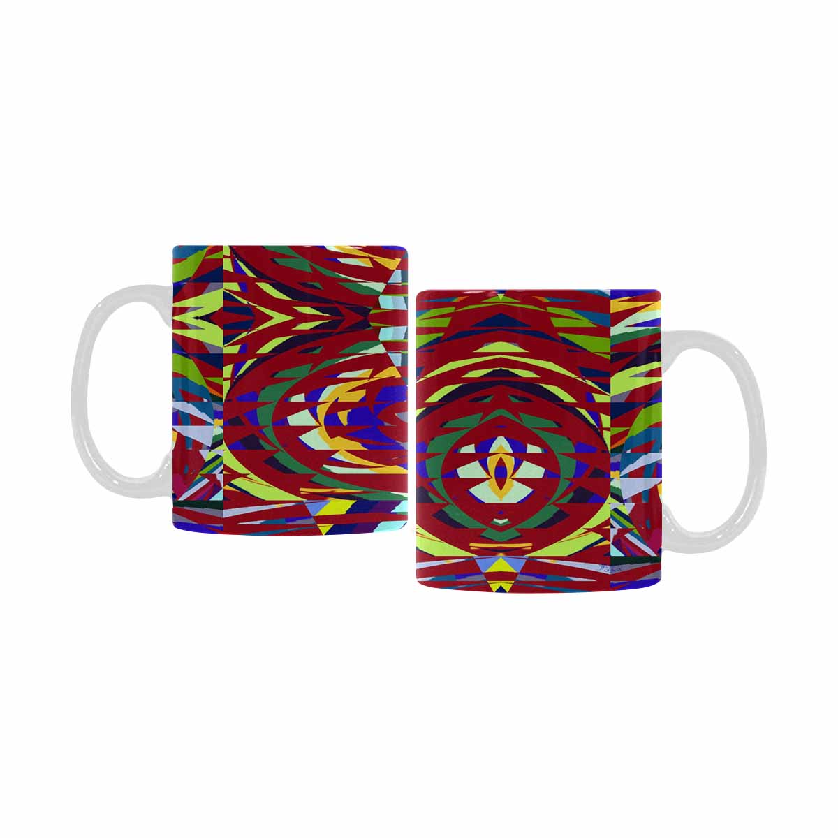 Unique Abstract design coffee mug, set 1, design 142