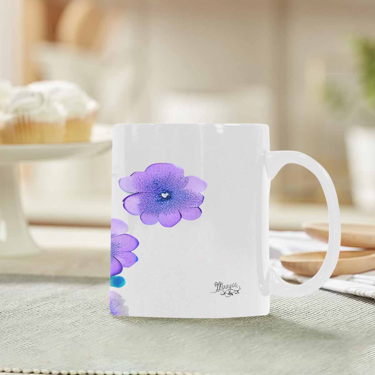 Quality Mug, coffee mug, tea cup, Bright florals, Set 1A, Design 142