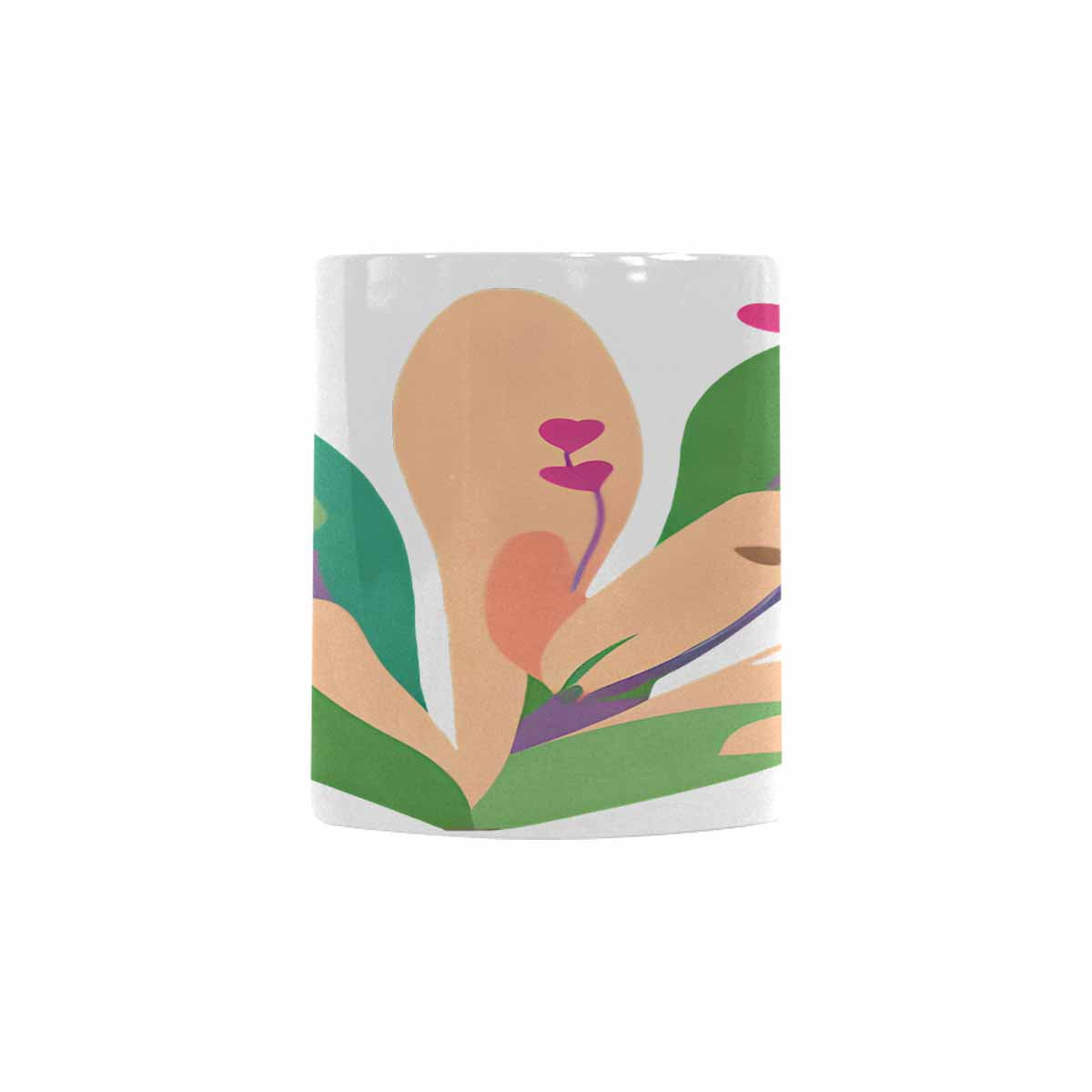 Quality Mug, coffee mug, tea cup, Bright florals, Set 2, design 63