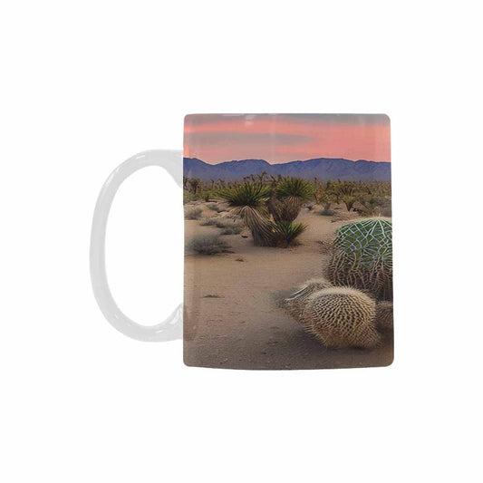 Coffee Mug, tea cup, desert scene, design 79