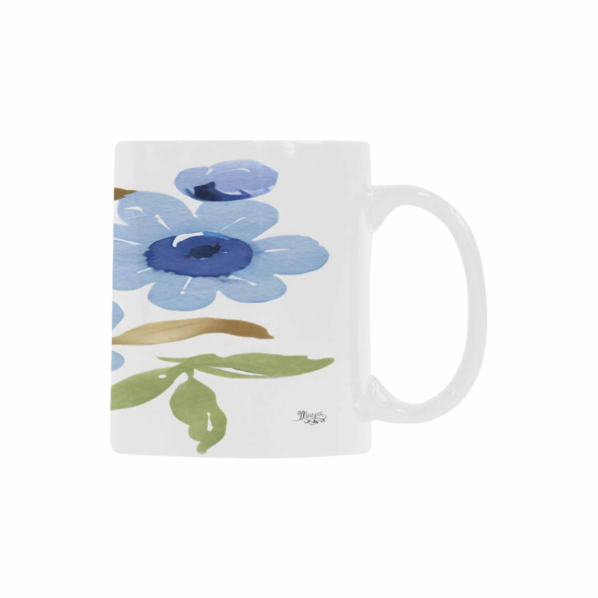 Quality Mug, coffee mug, tea cup, Bright florals, Set 2, design 43