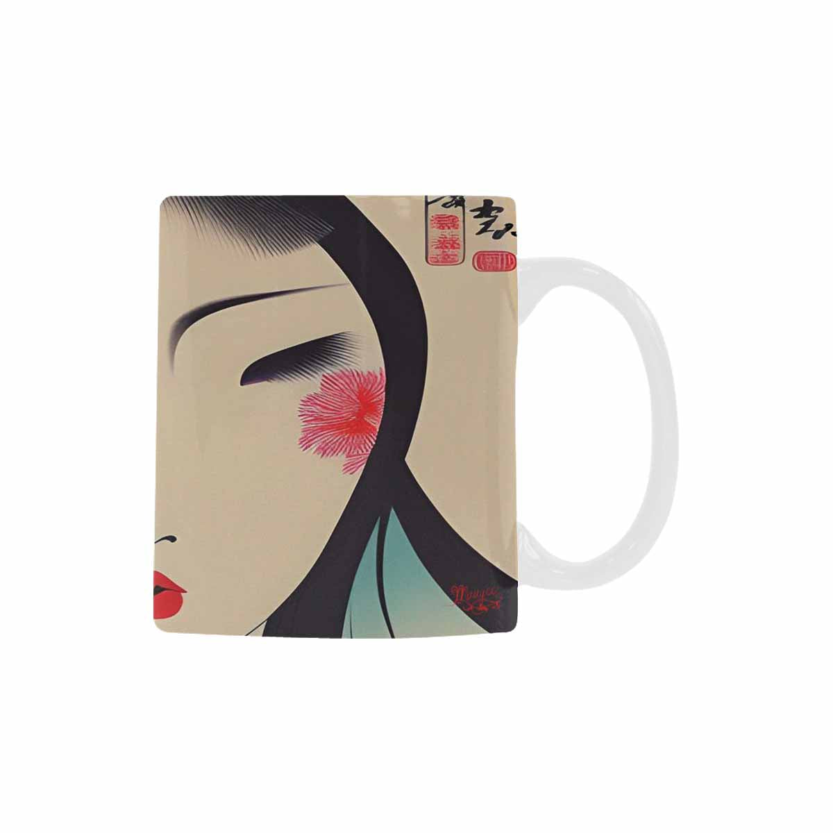 Quality Mug, coffee mug, tea cup, Asian Faces, Design 24