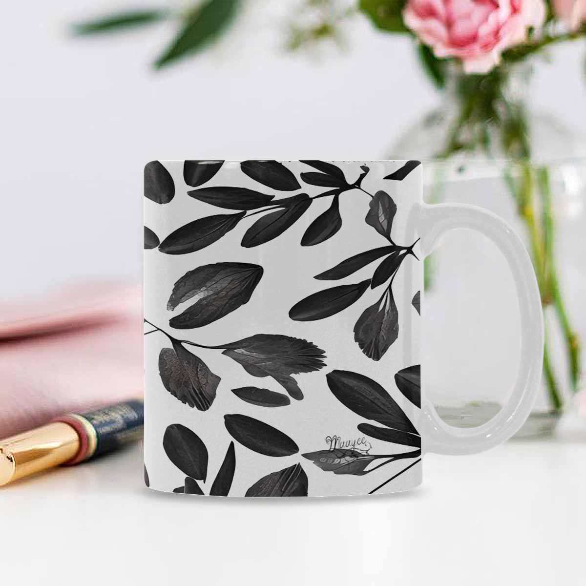 Quality Mug, coffee mug, tea cup, B & W Abstract, Set 1, design 16