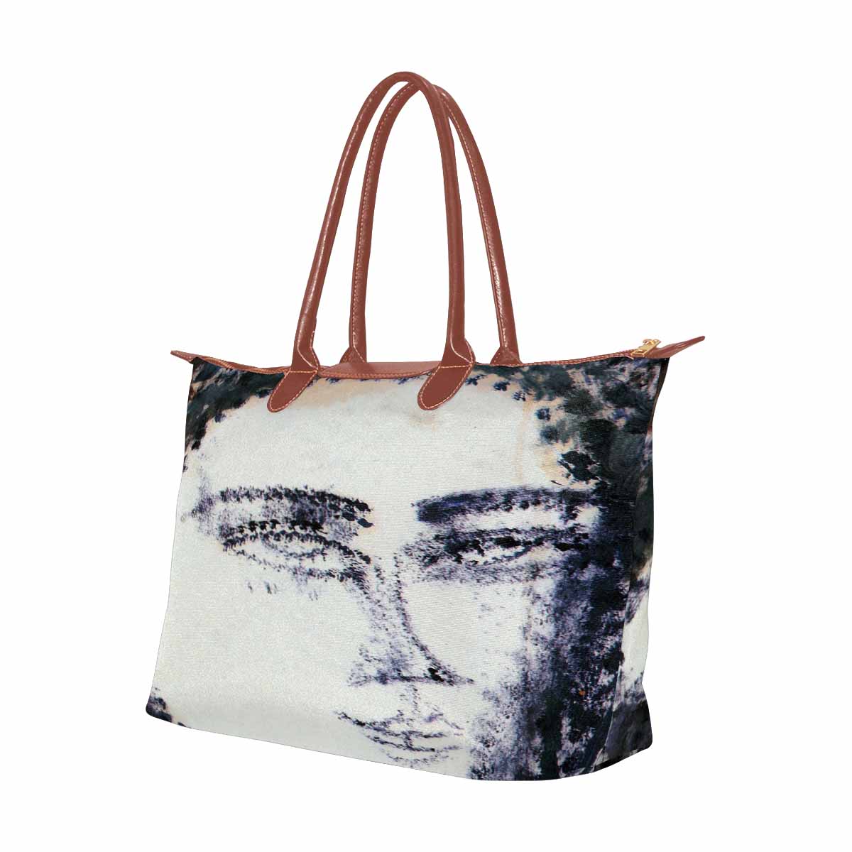 Classic handbag, Modigliani design, choice of 2 colors, Head number 2