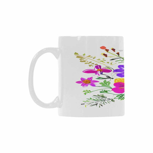 Quality Mug, coffee mug, tea cup, Bright florals, Set 2, design 68