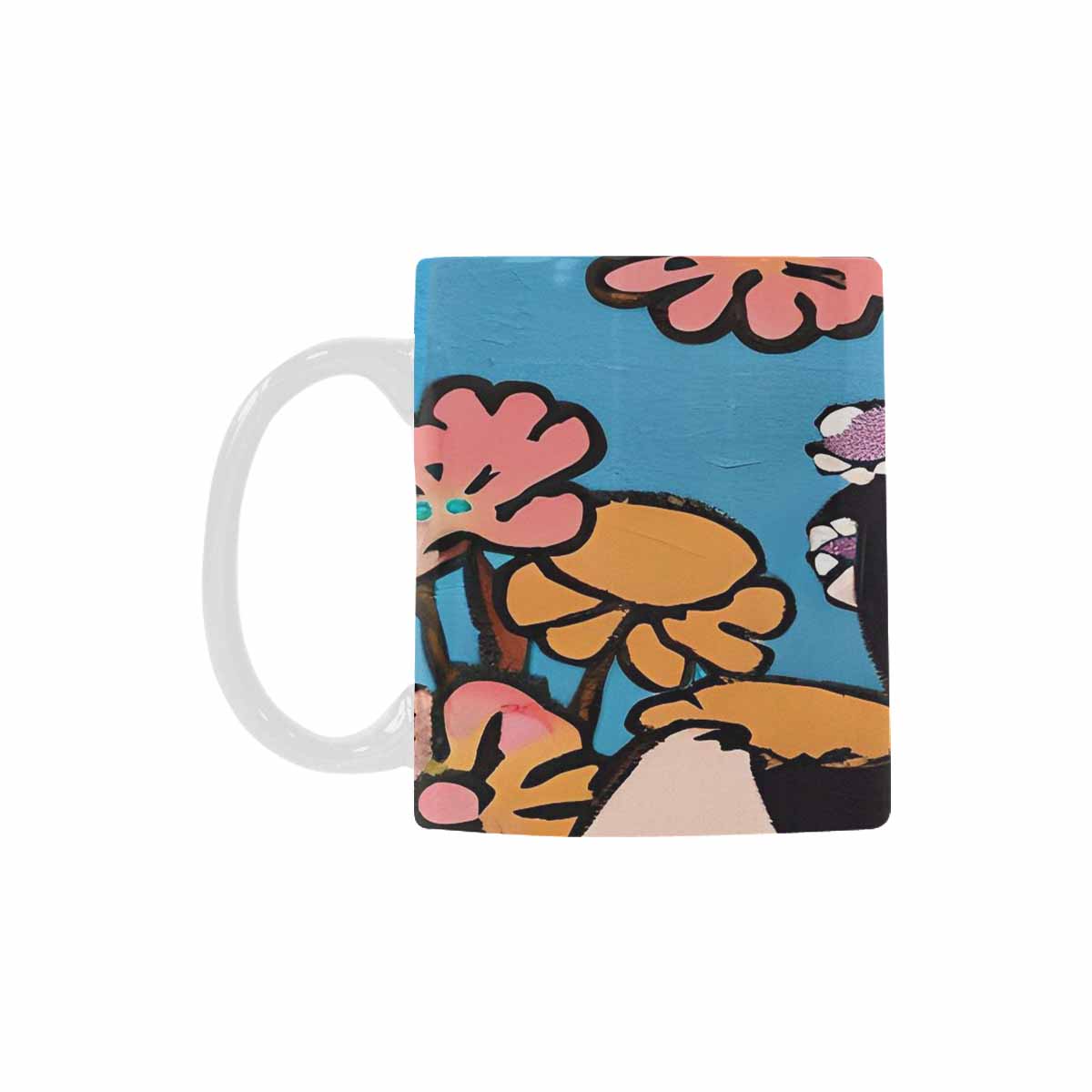 Quality Mug, coffee mug, tea cup, Asian Faces, Design 65