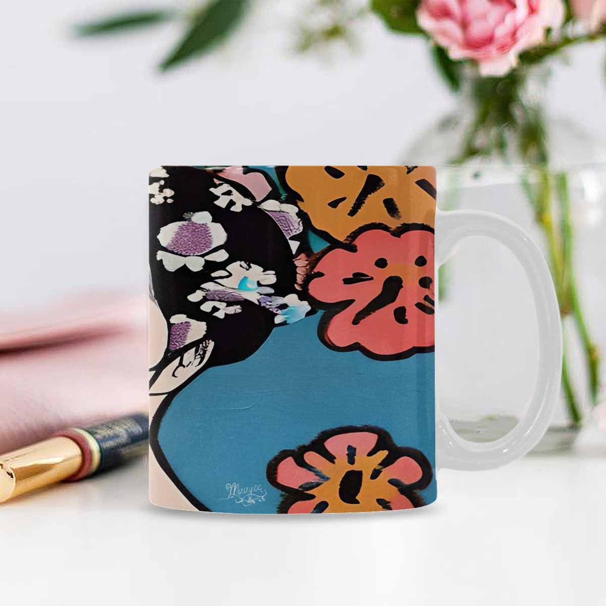 Quality Mug, coffee mug, tea cup, Asian Faces, Design 65