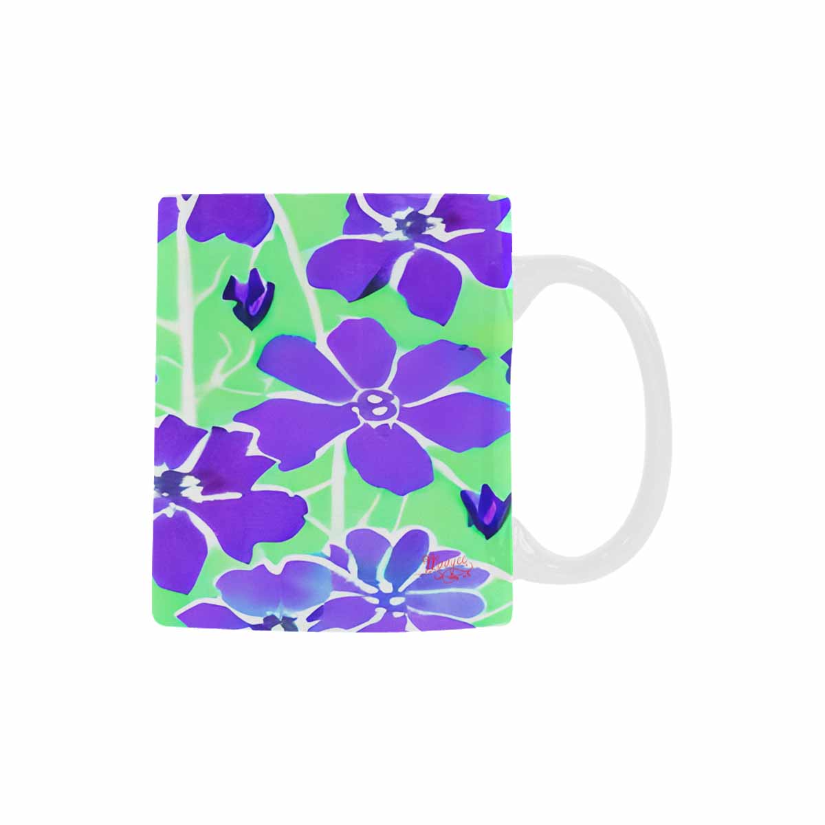 Quality Mug, coffee mug, tea cup, Bright florals, Set 1, Design 155