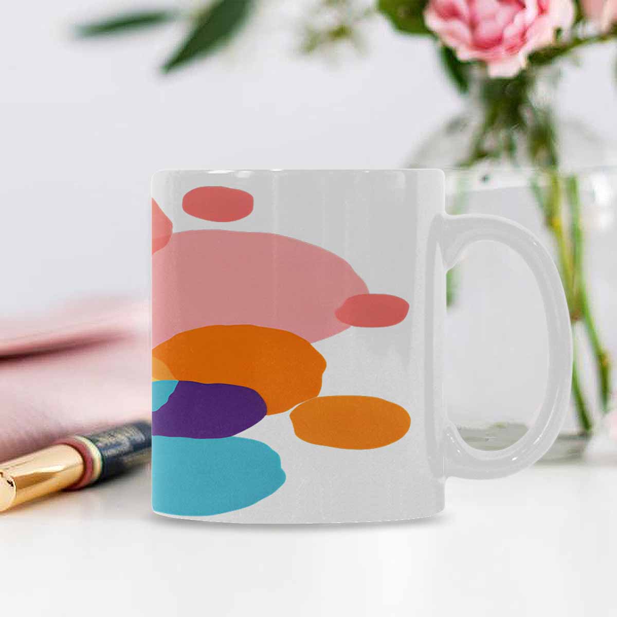 Quality Mug, coffee mug, tea cup, Bold Abstract, Set 1, design 6