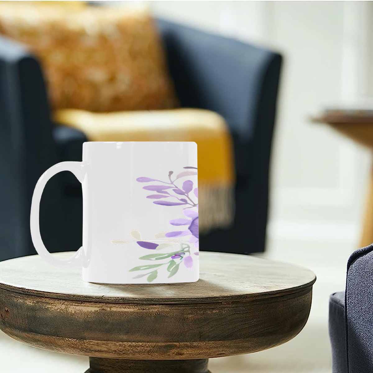 Quality Mug, coffee mug, tea cup, Bright florals, Set 2, design 27